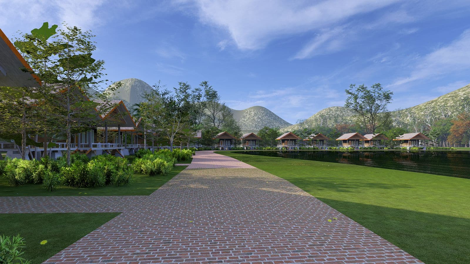 Eco Resort Background